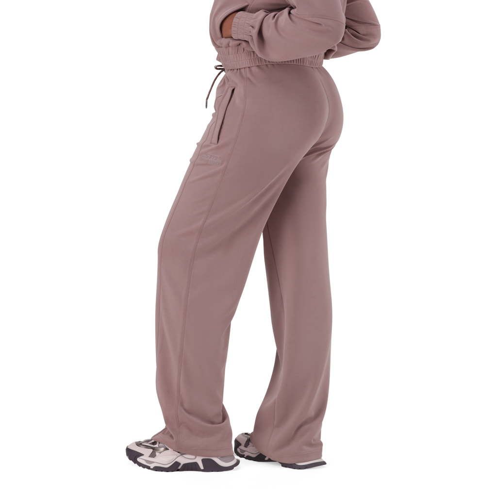 SLOAN DARK TAUPE MODAL WIDELEG JOGGER