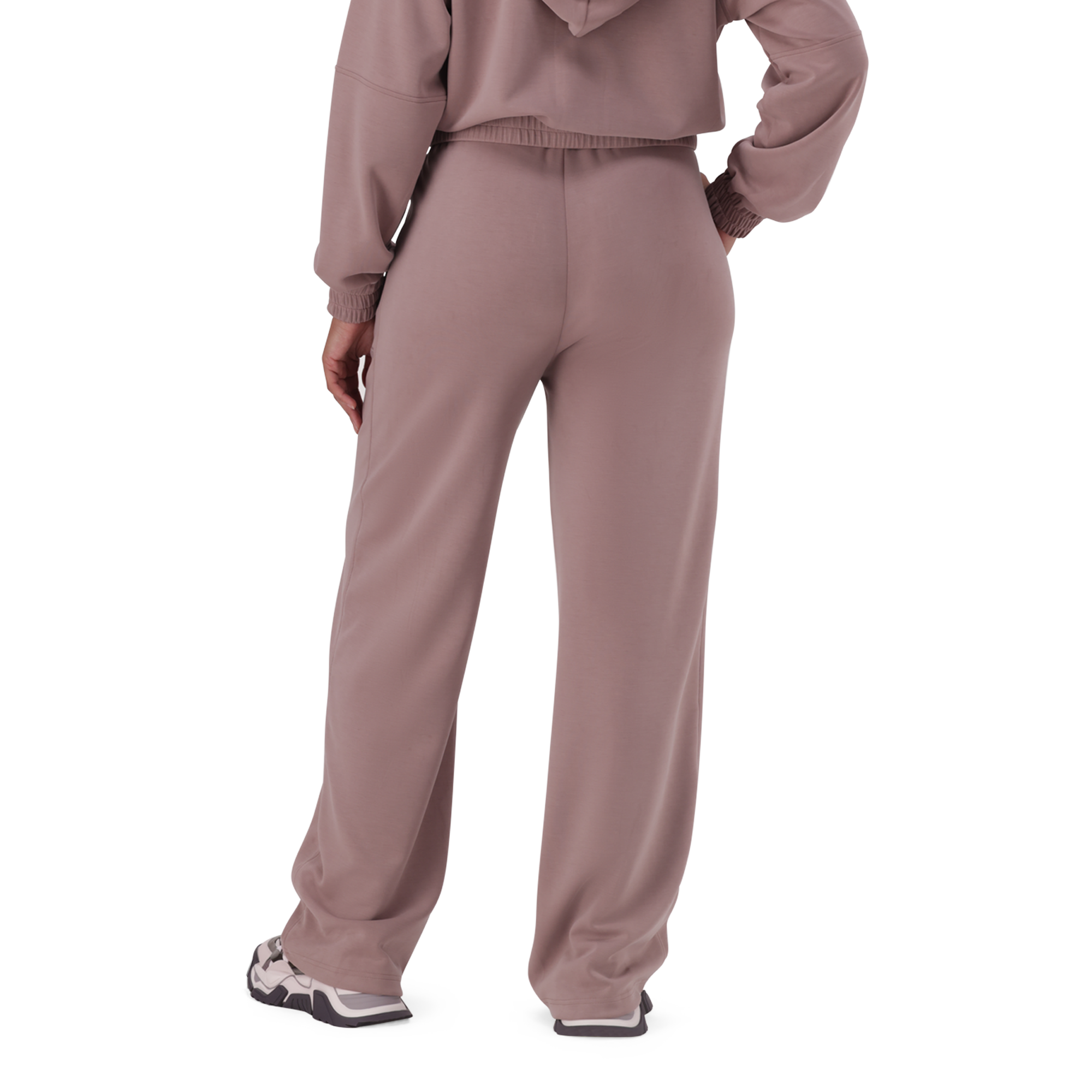 SLOAN DARK TAUPE MODAL WIDELEG JOGGER