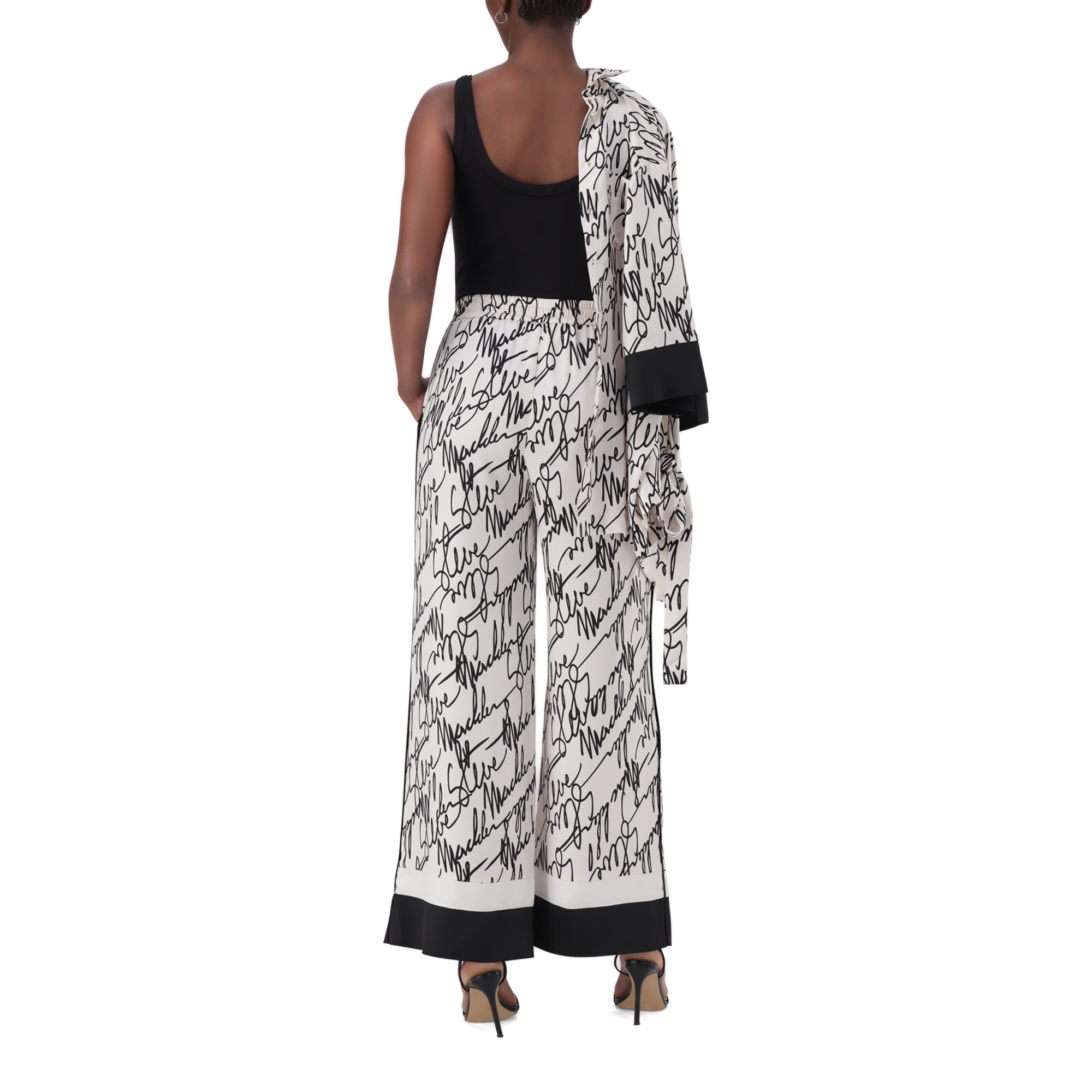 PARKER WHITE WIDE LEG PANT