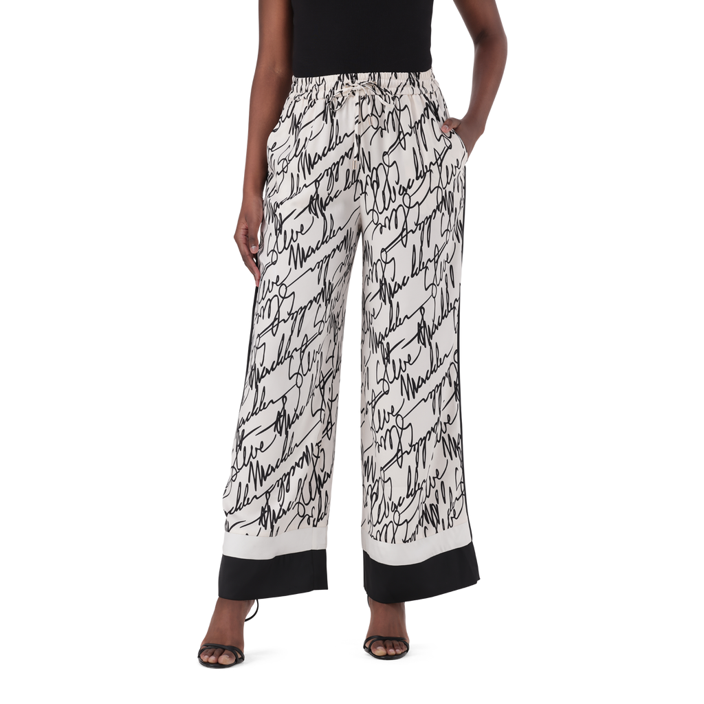 PARKER WHITE WIDE LEG PANT