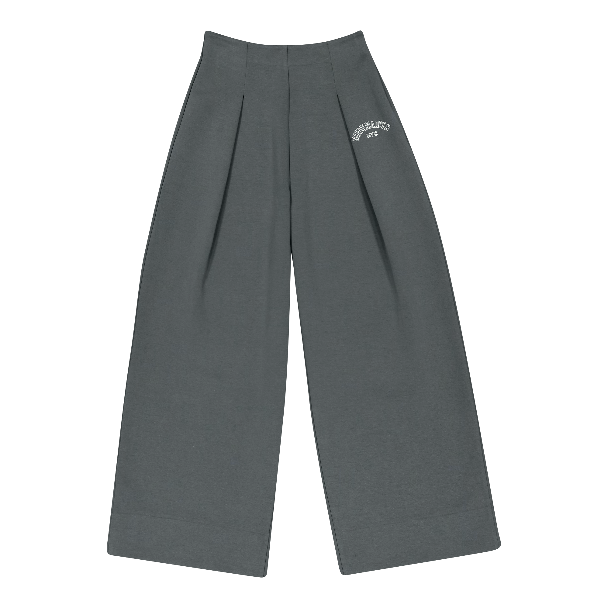 JEMIMA DARK SAGE WIDELEG SCUBA TROUSER
