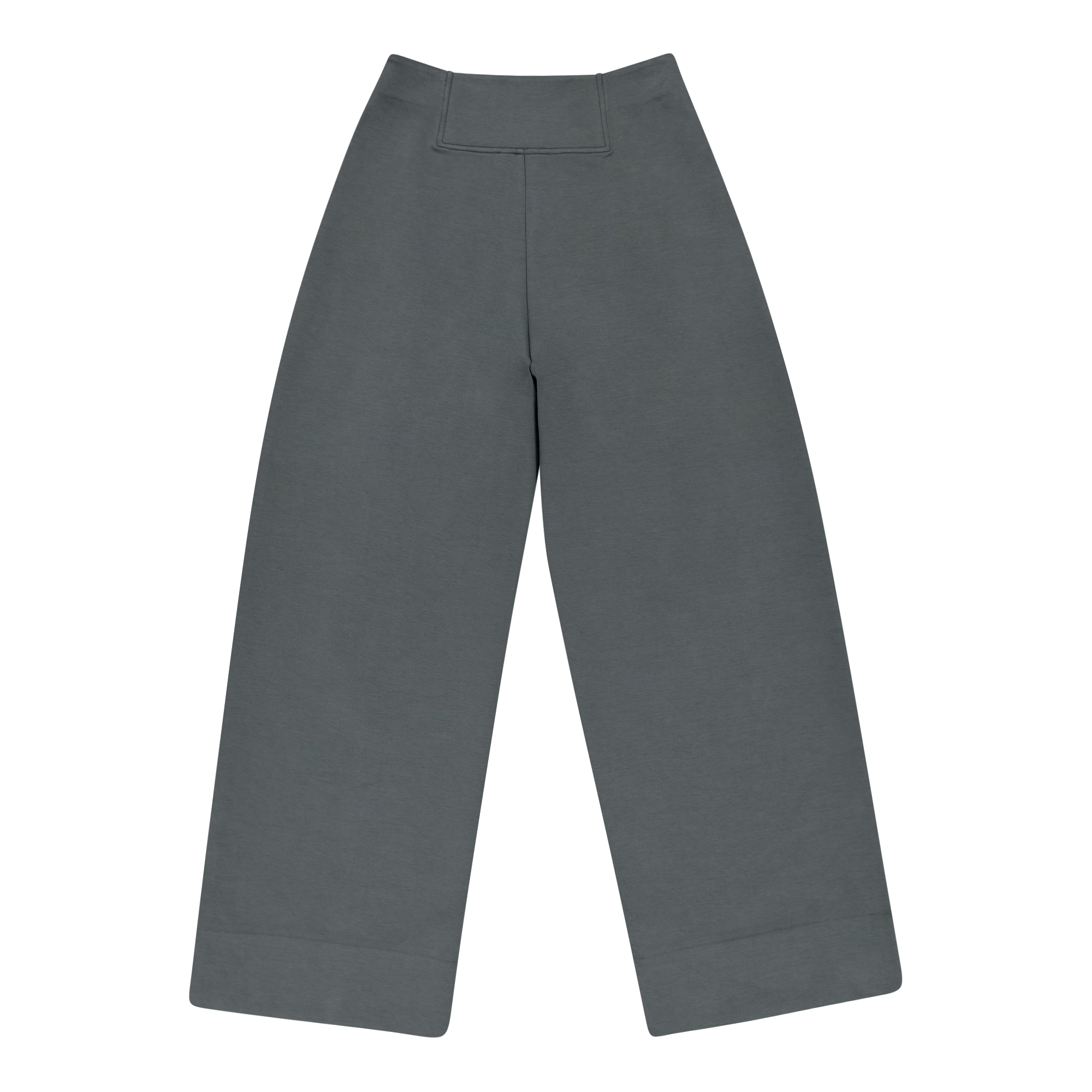 JEMIMA DARK SAGE WIDELEG SCUBA TROUSER