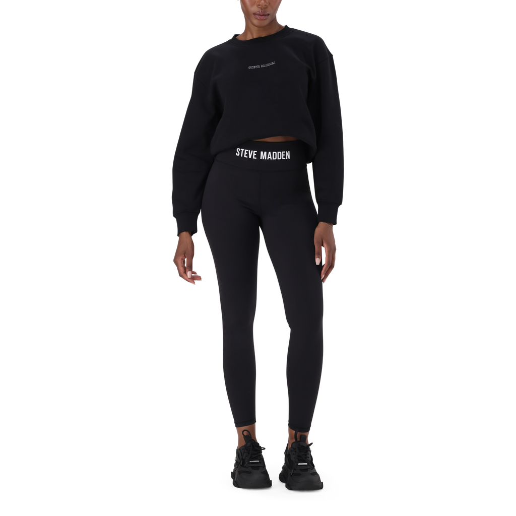 GRACE BLACK HIGH WAISTED BODYCON LEGGING