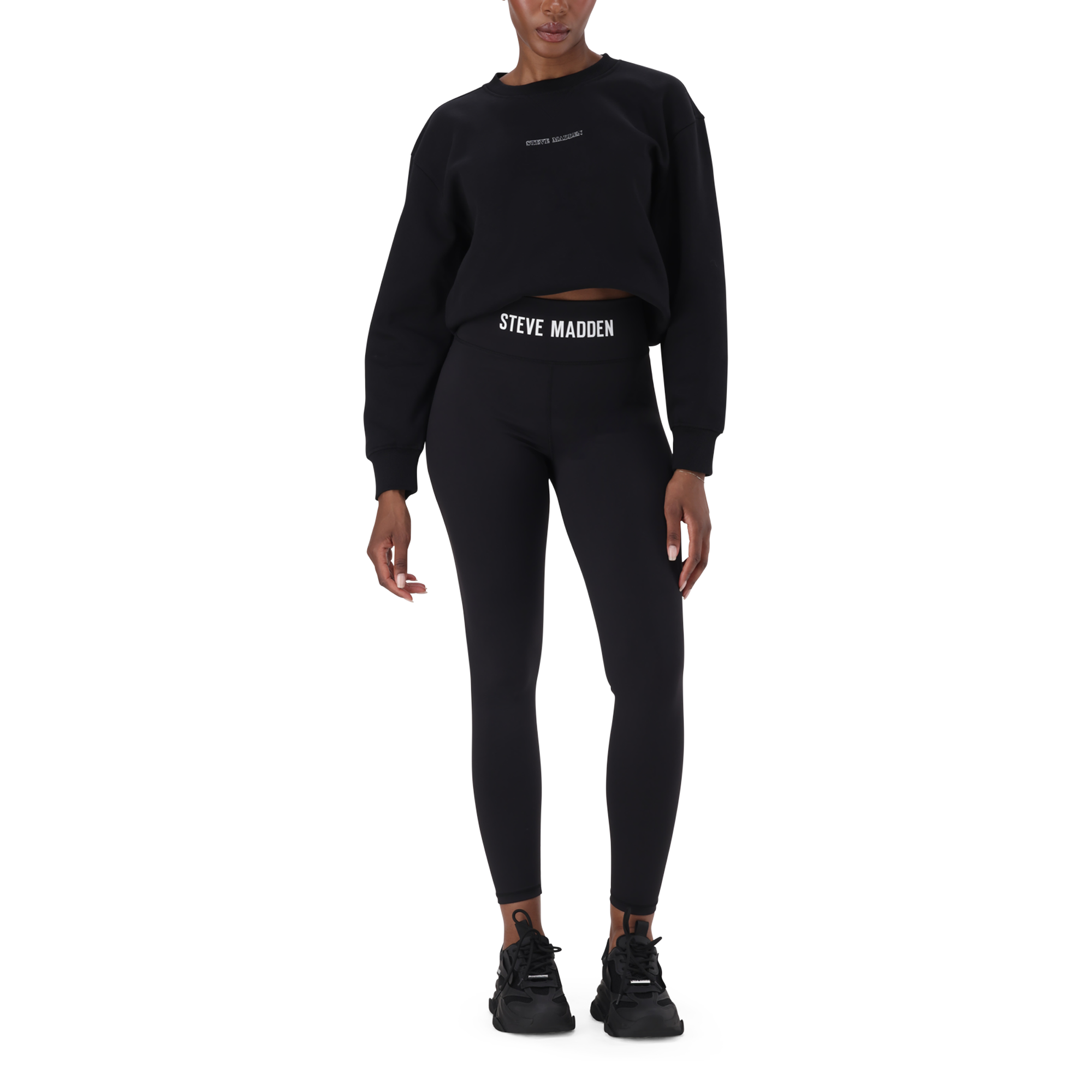 GRACE BLACK HIGH WAISTED BODYCON LEGGING