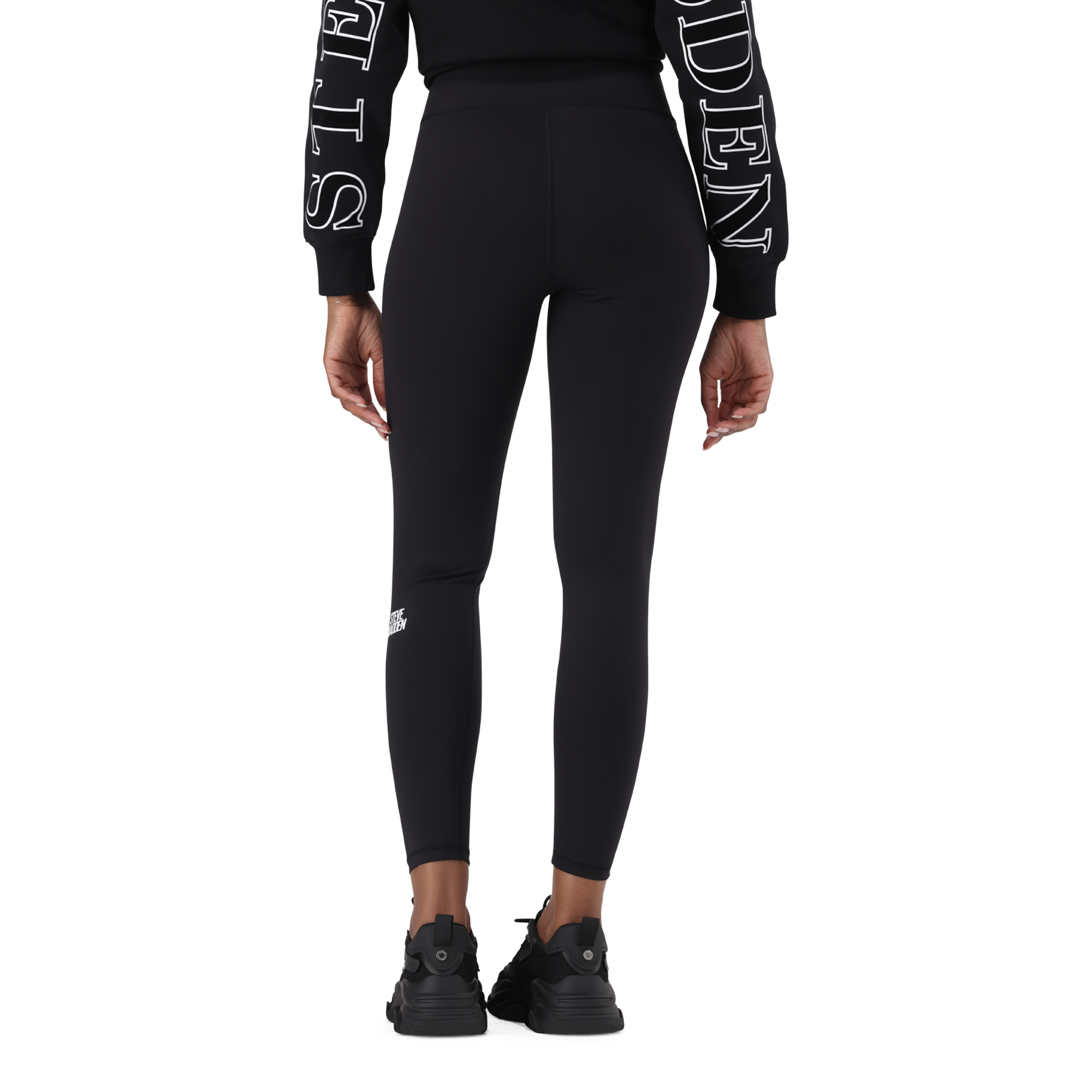 GRACE BLACK HIGH WAISTED BODYCON LEGGING