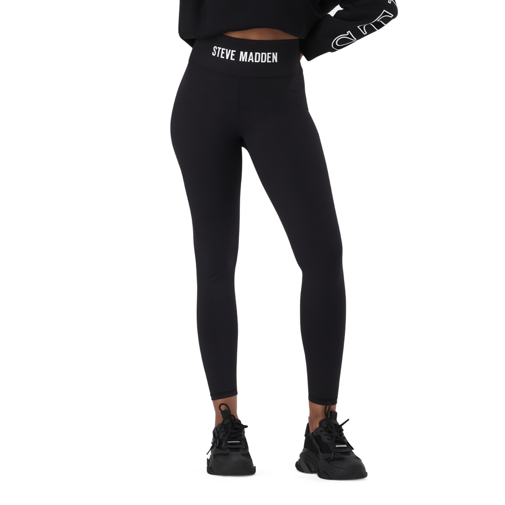 GRACE BLACK HIGH WAISTED BODYCON LEGGING