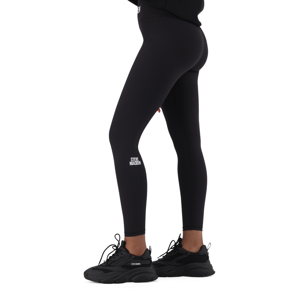 GRACE BLACK HIGH WAISTED BODYCON LEGGING