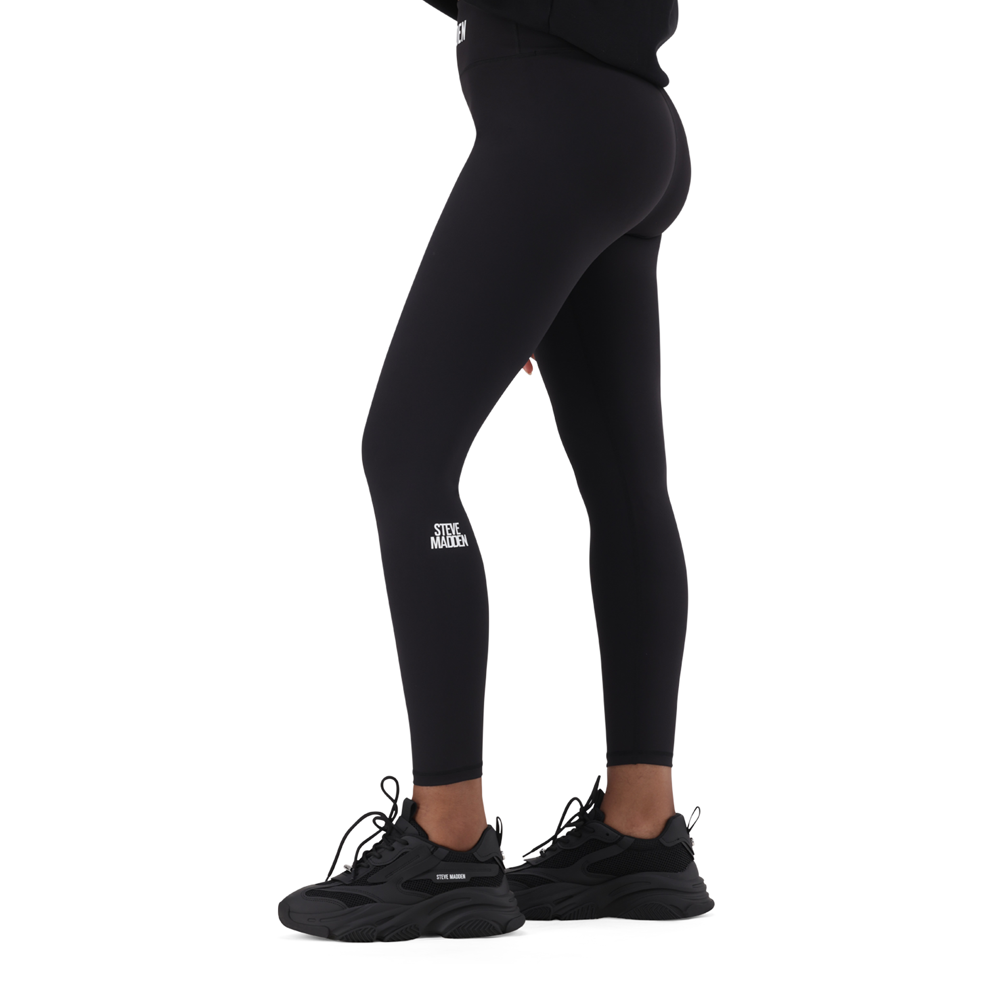 GRACE BLACK HIGH WAISTED BODYCON LEGGING