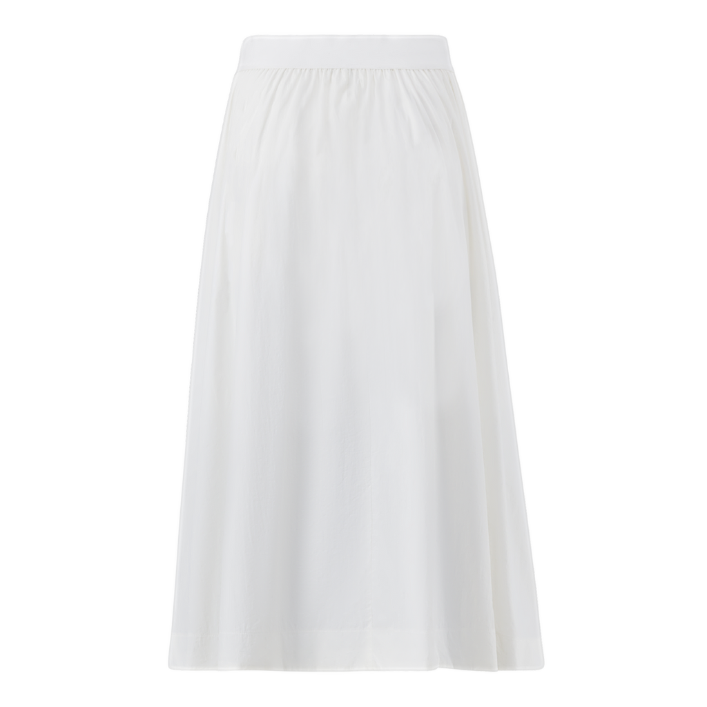 FAE WHITE FLARE SKIRT