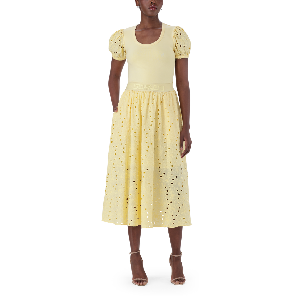 DAKOTA LEMON FLARE SKIRT