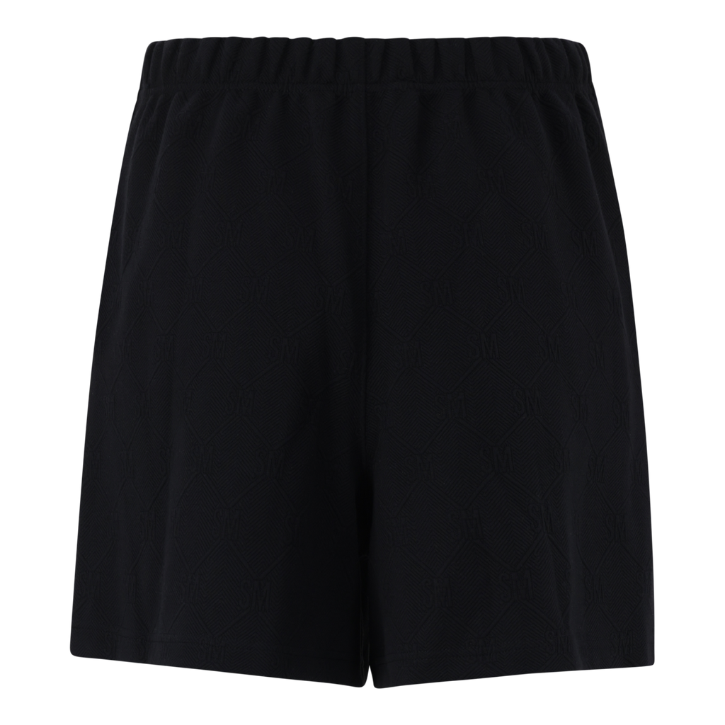HOLLY BLACK HIGH WAISTED SHORTS WITH POPPERS