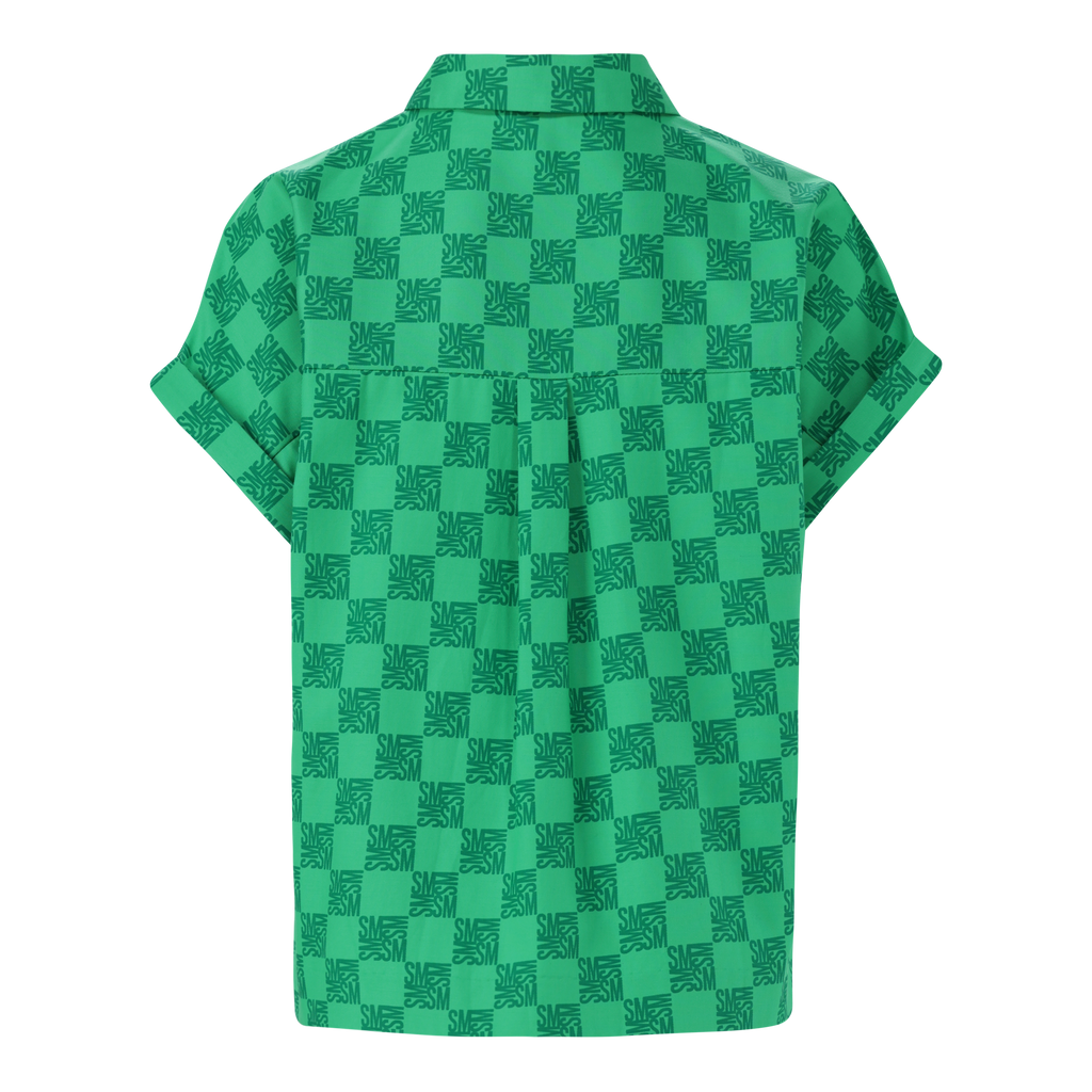 NAVAEH EMERALD ALLOVER PRINTED SHIRT