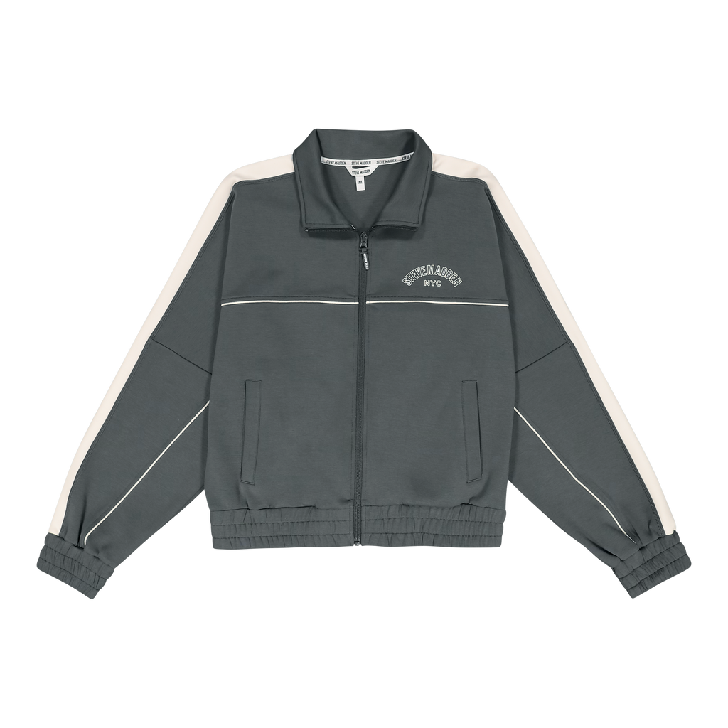 TARA DARK SAGE ZIP THROUGH SCUBA SWEAT