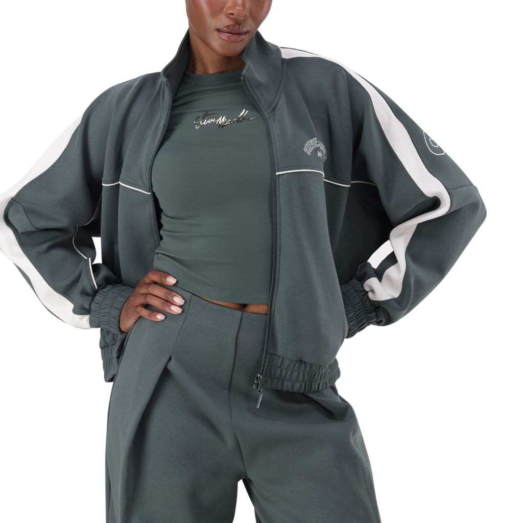TARA DARK SAGE ZIP THROUGH SCUBA SWEAT