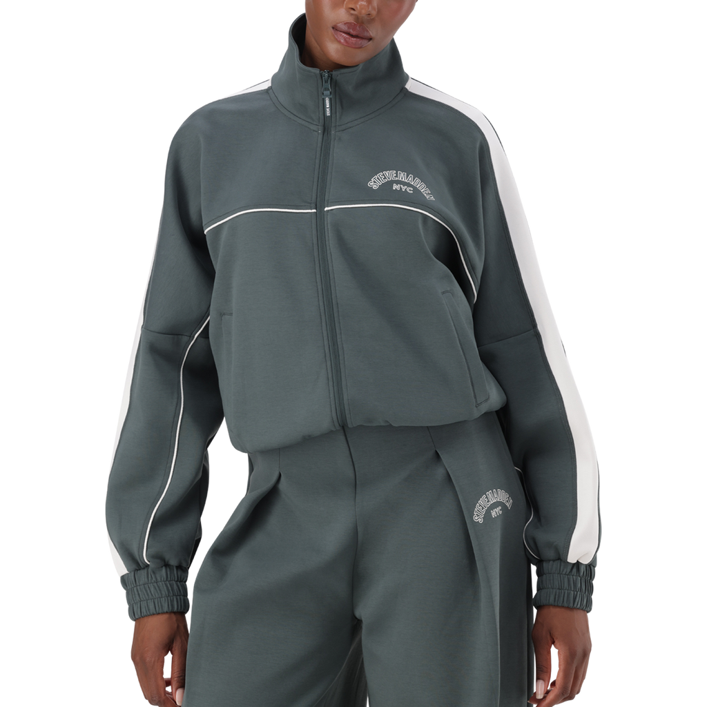 TARA DARK SAGE ZIP THROUGH SCUBA SWEAT