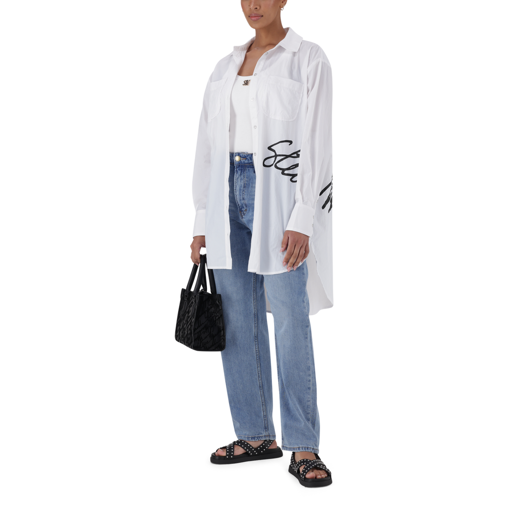 OPHELIA WHITE OVERSIZED SHIRT