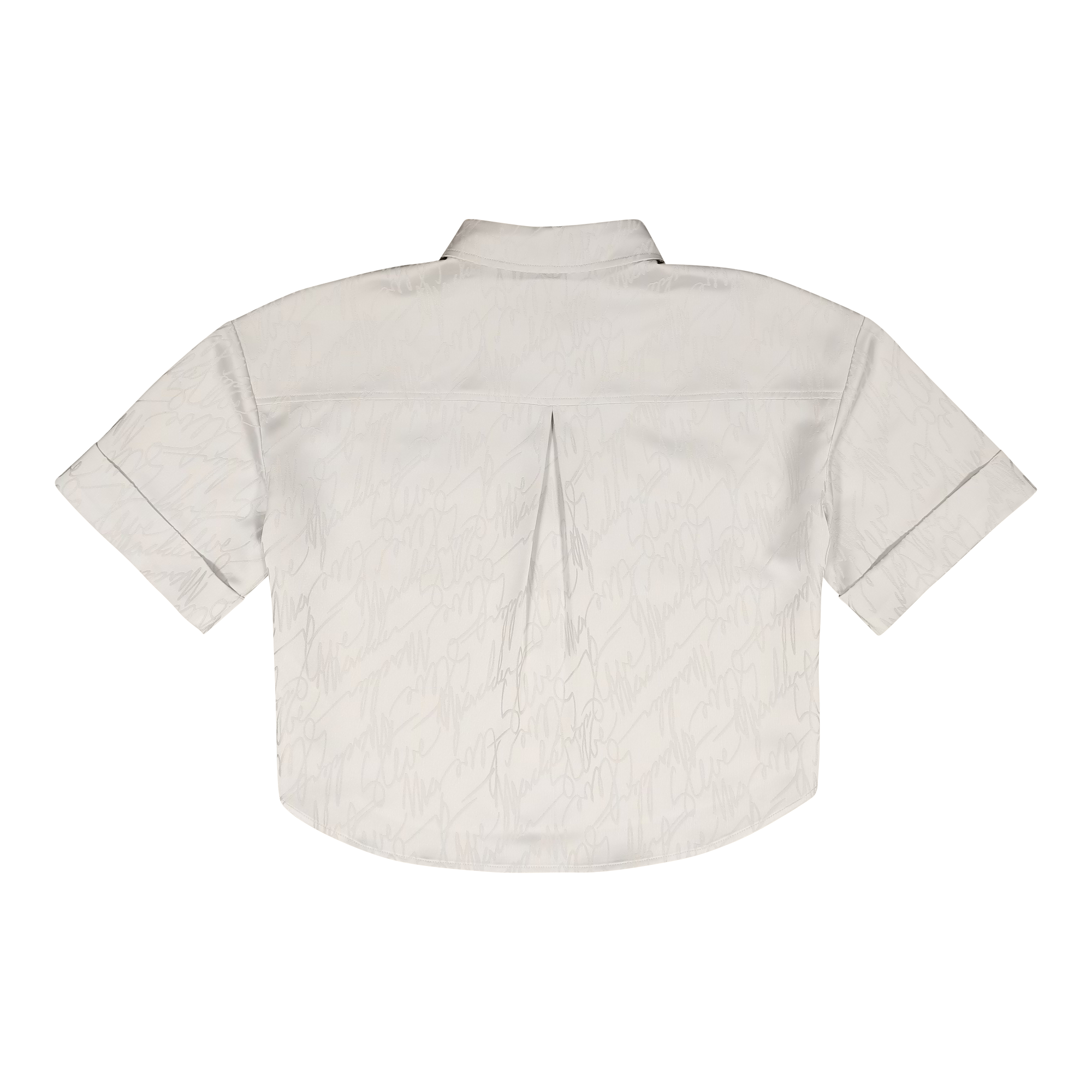 AISHA CREAM JACQUARD SATIN SHIRT