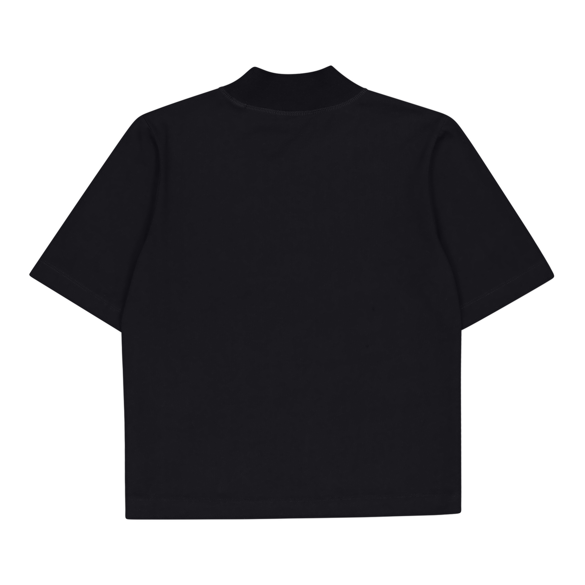 KELLY BLACK HIGH NECK T-SHIRT