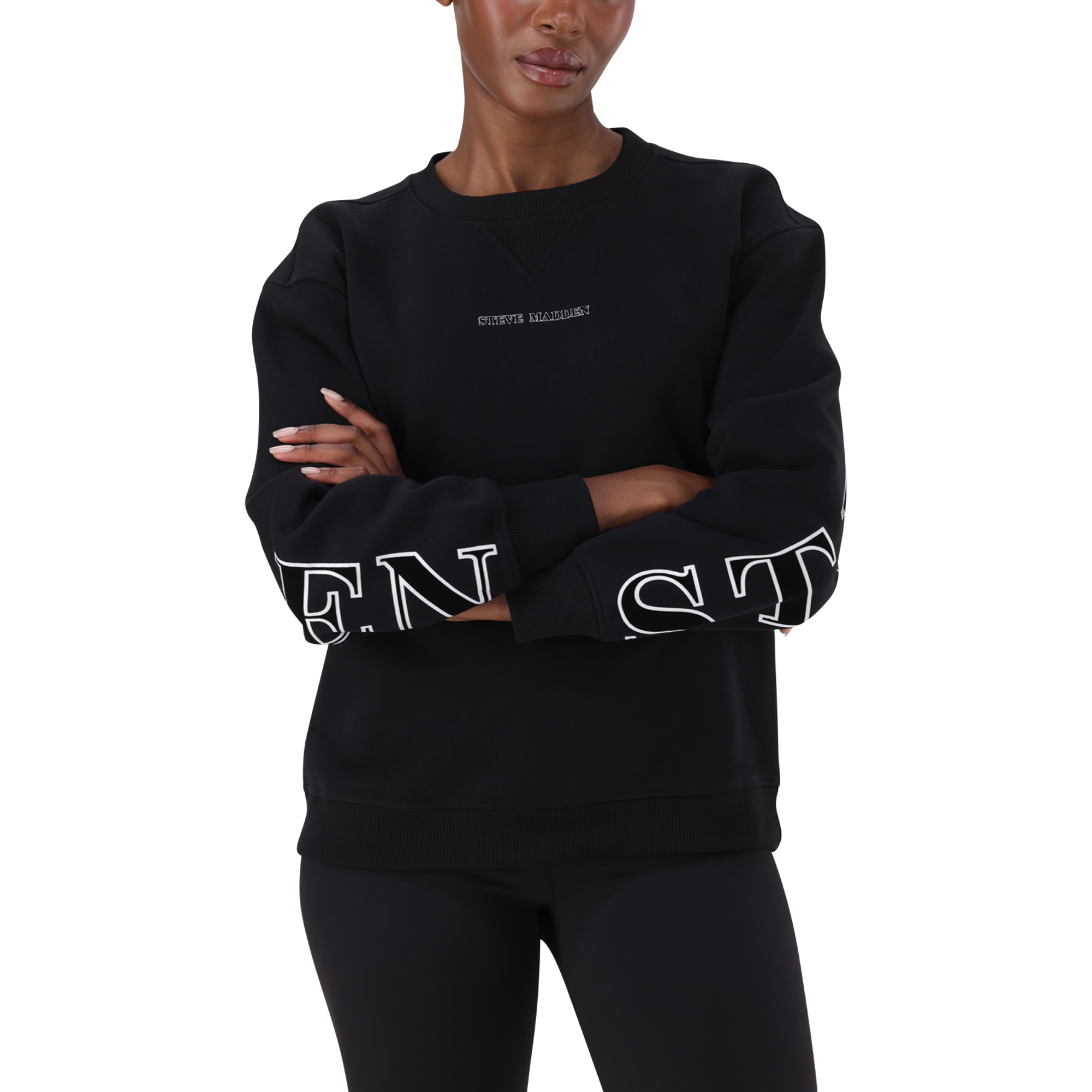 CHERYL BLACK REGULAR CREW NECK SWEAT