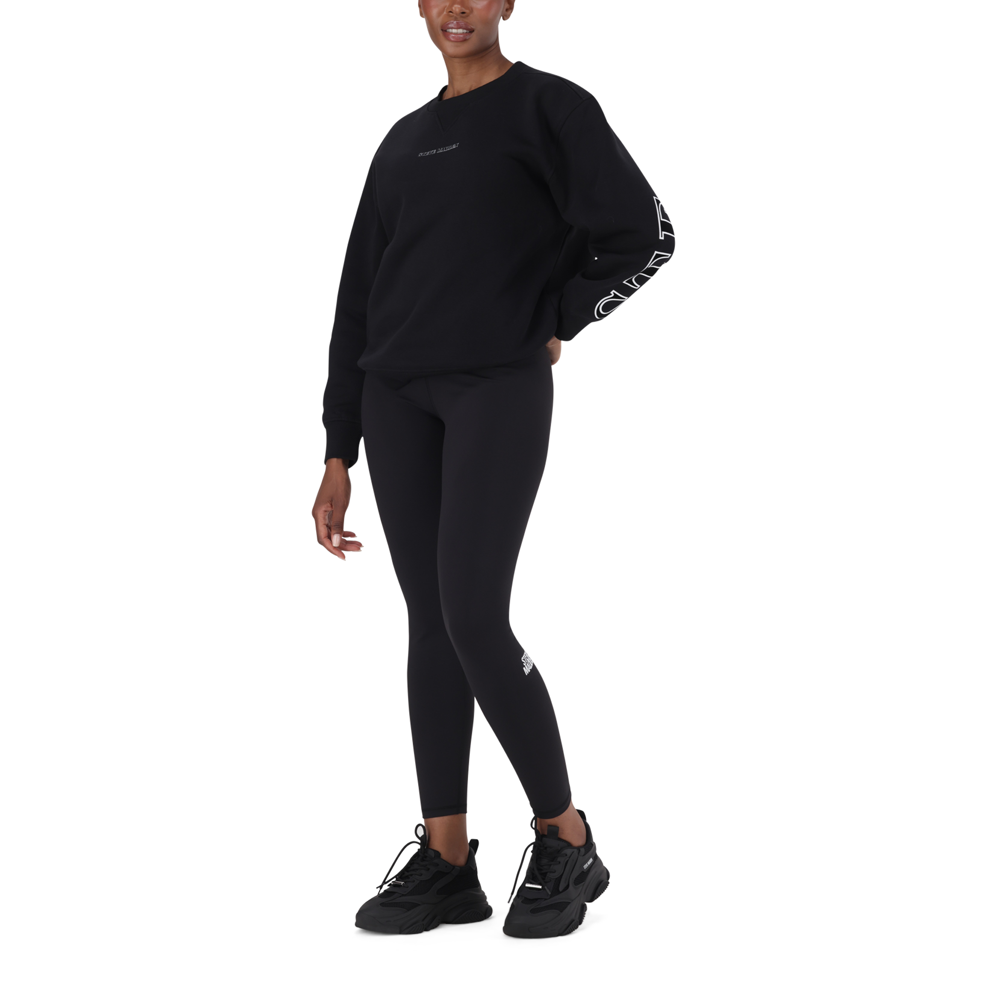 CHERYL BLACK REGULAR CREW NECK SWEAT