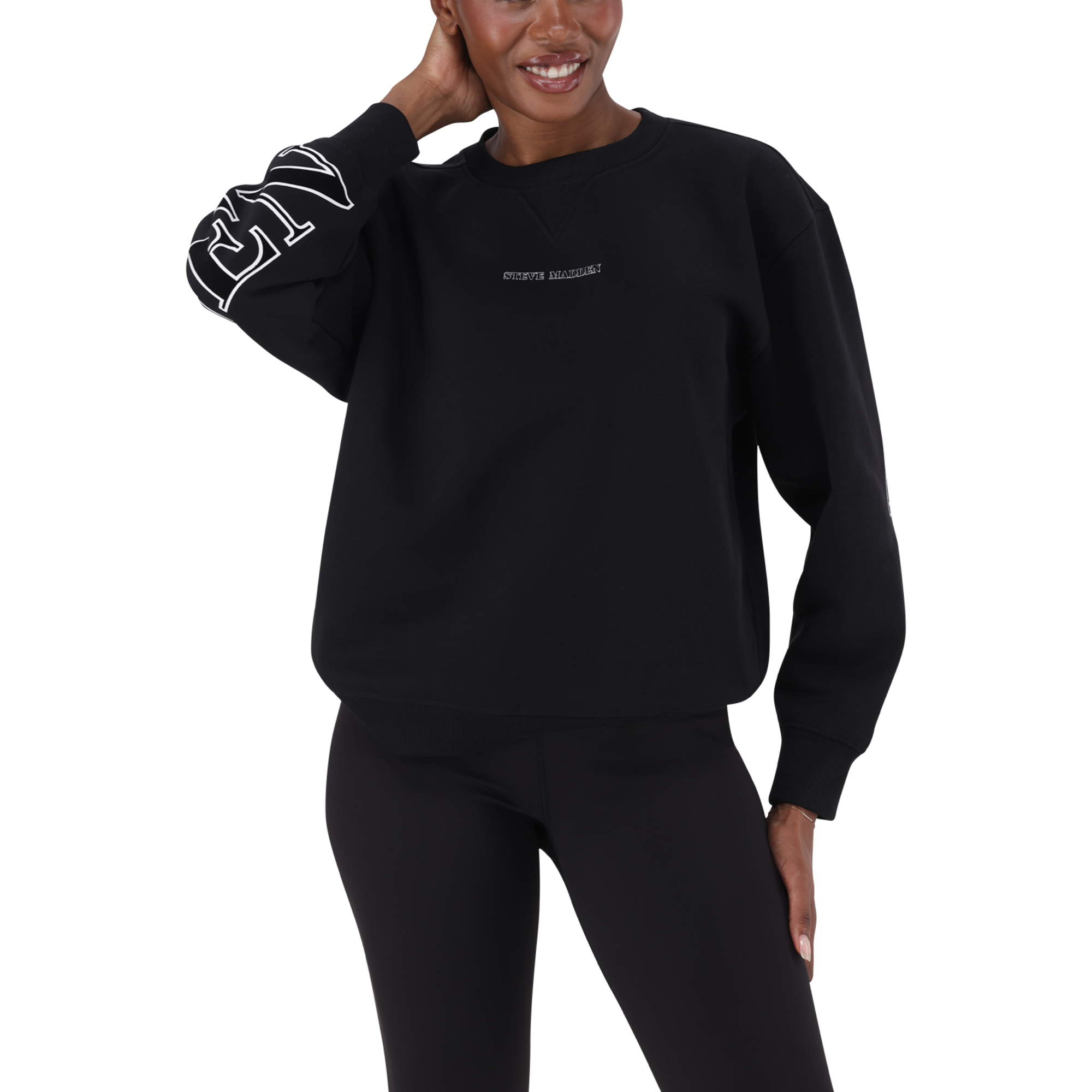 CHERYL BLACK REGULAR CREW NECK SWEAT