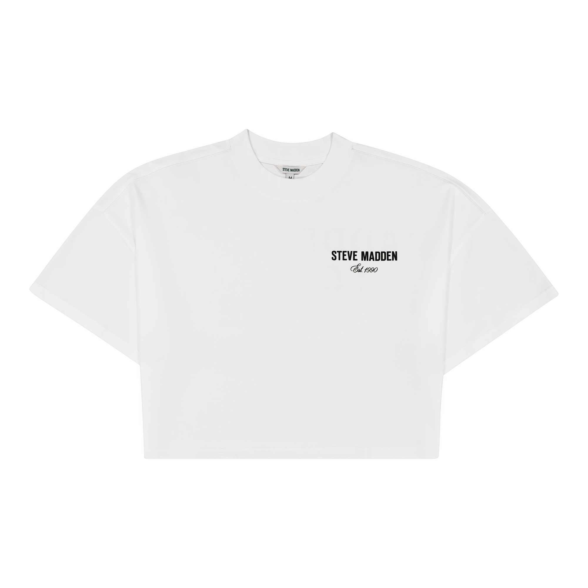 AMARA CREAM CROPPED BOXY T-SHIRT