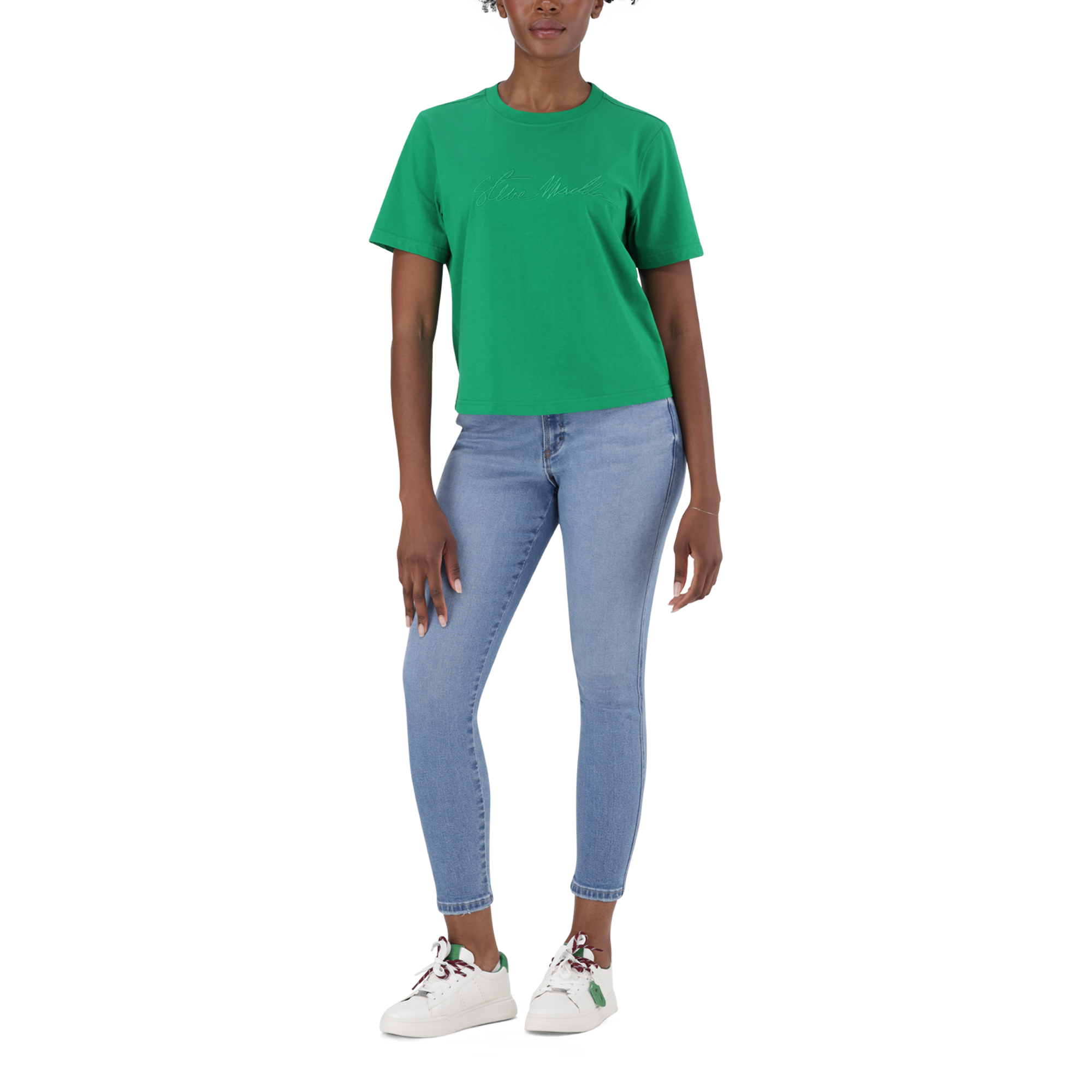 BROOKS EMERALD REGULAR CREW NECK T-SHIRT