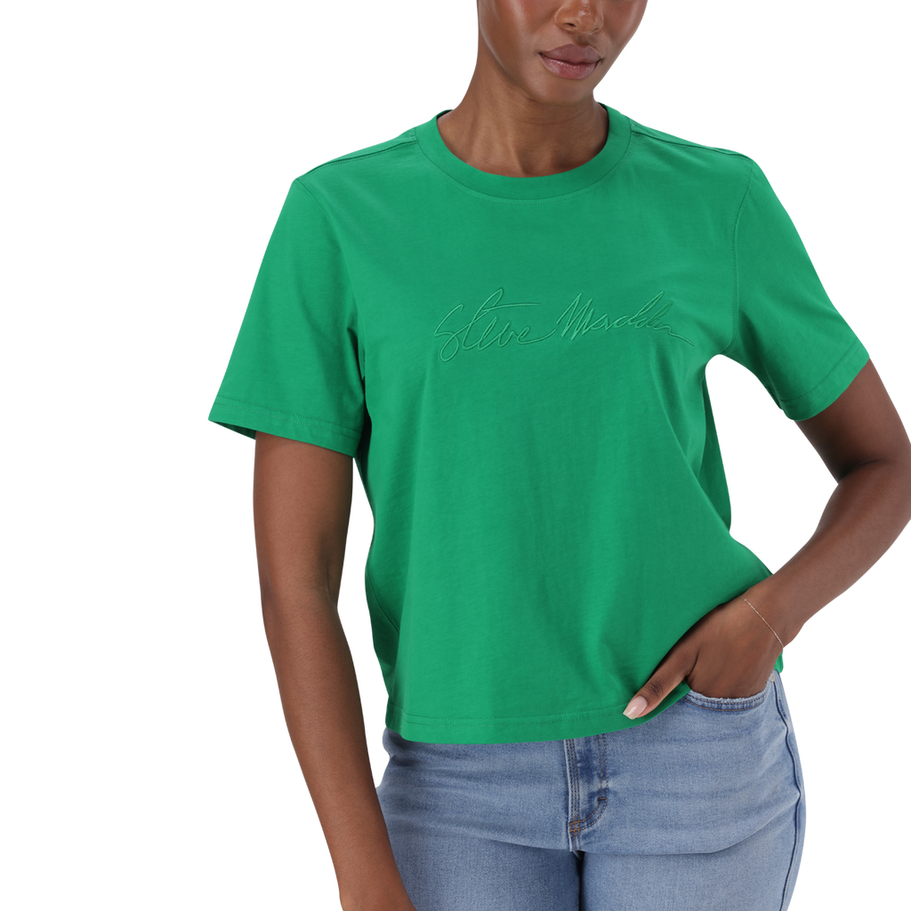BROOKS EMERALD REGULAR CREW NECK T-SHIRT