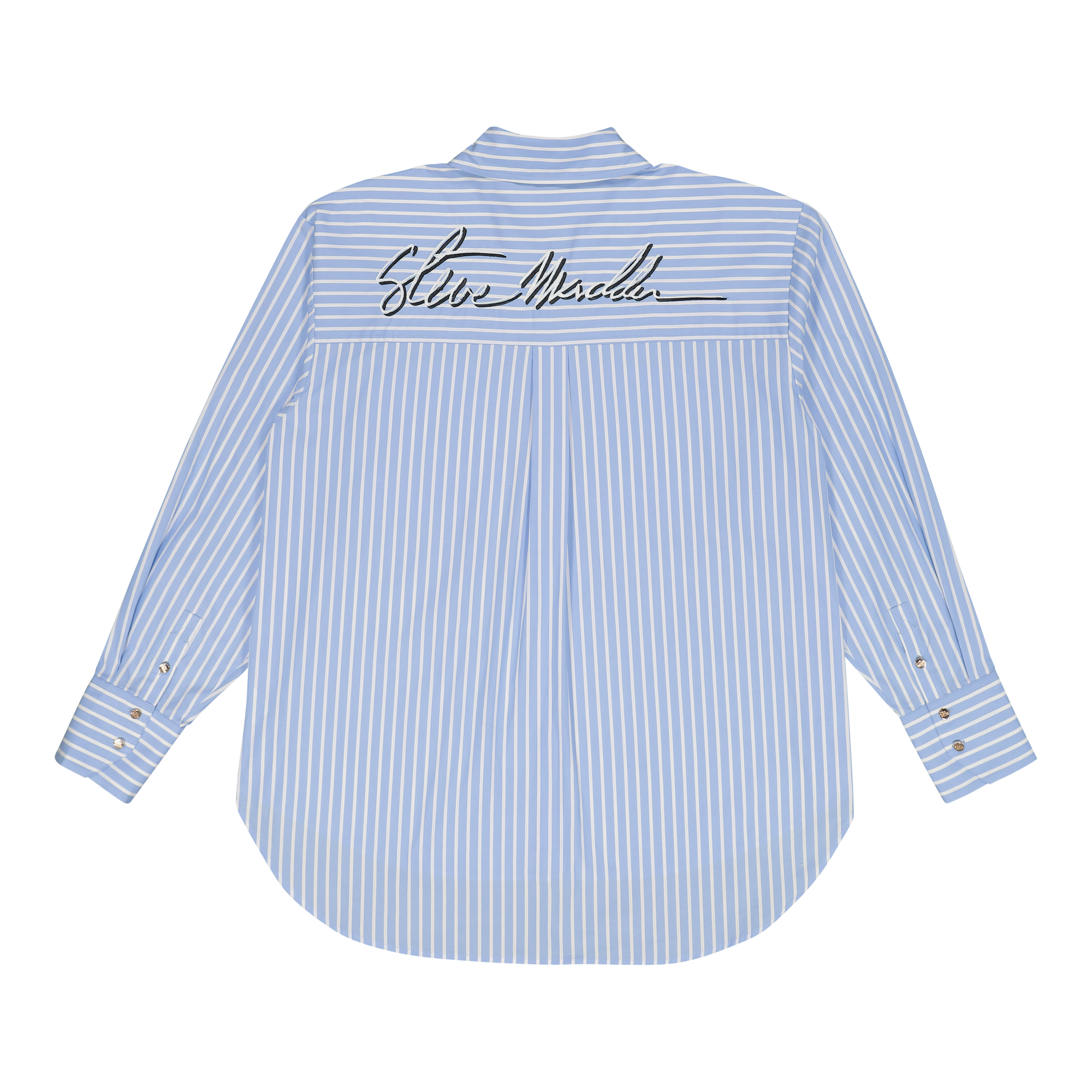 LYLA LIGHT BLUE OVERSIZED STRIPED SHIRT