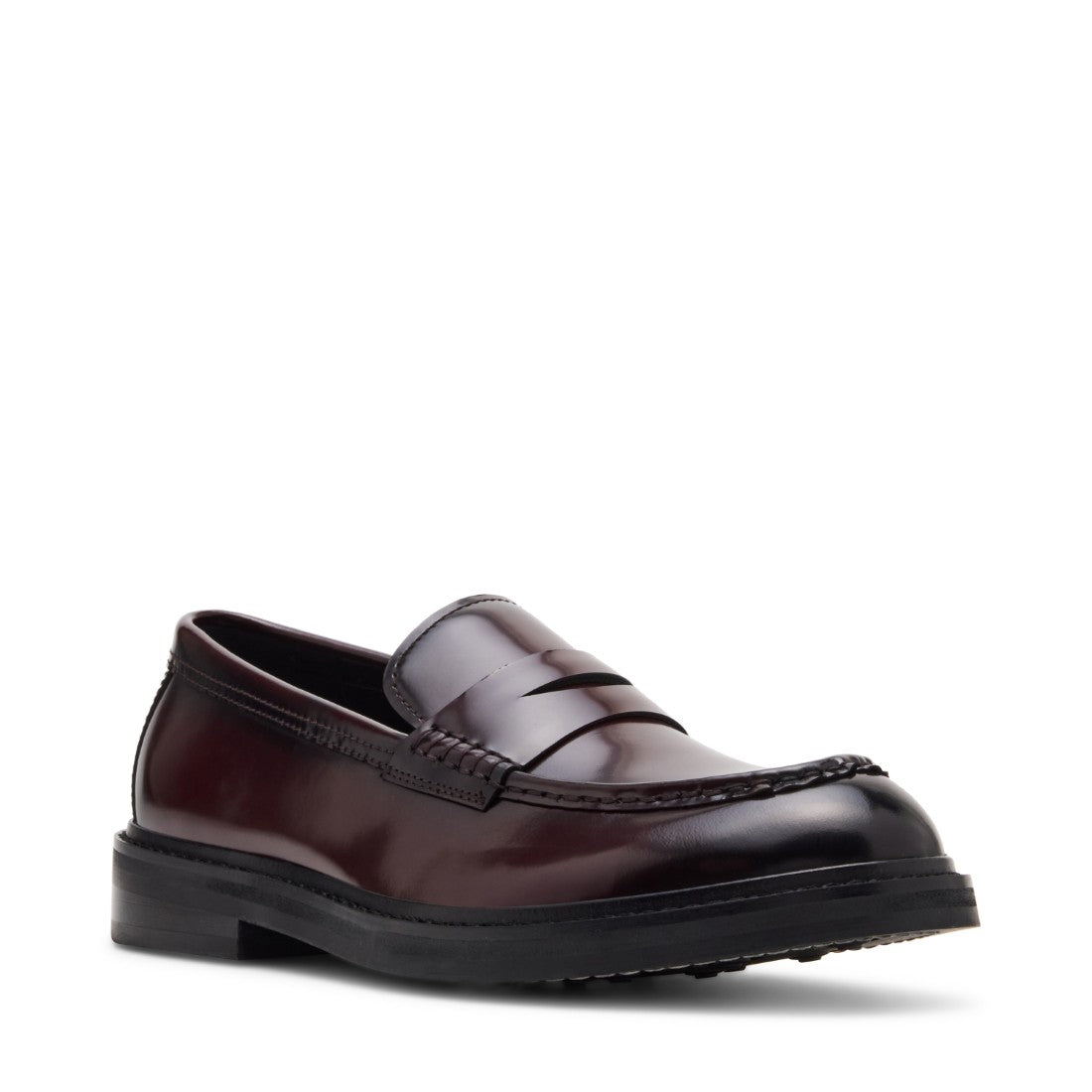 LANGSTON BURGUNDY BOX LEATHER