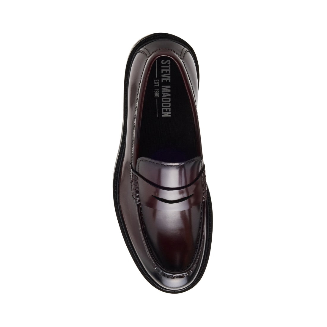 LANGSTON BURGUNDY BOX LEATHER