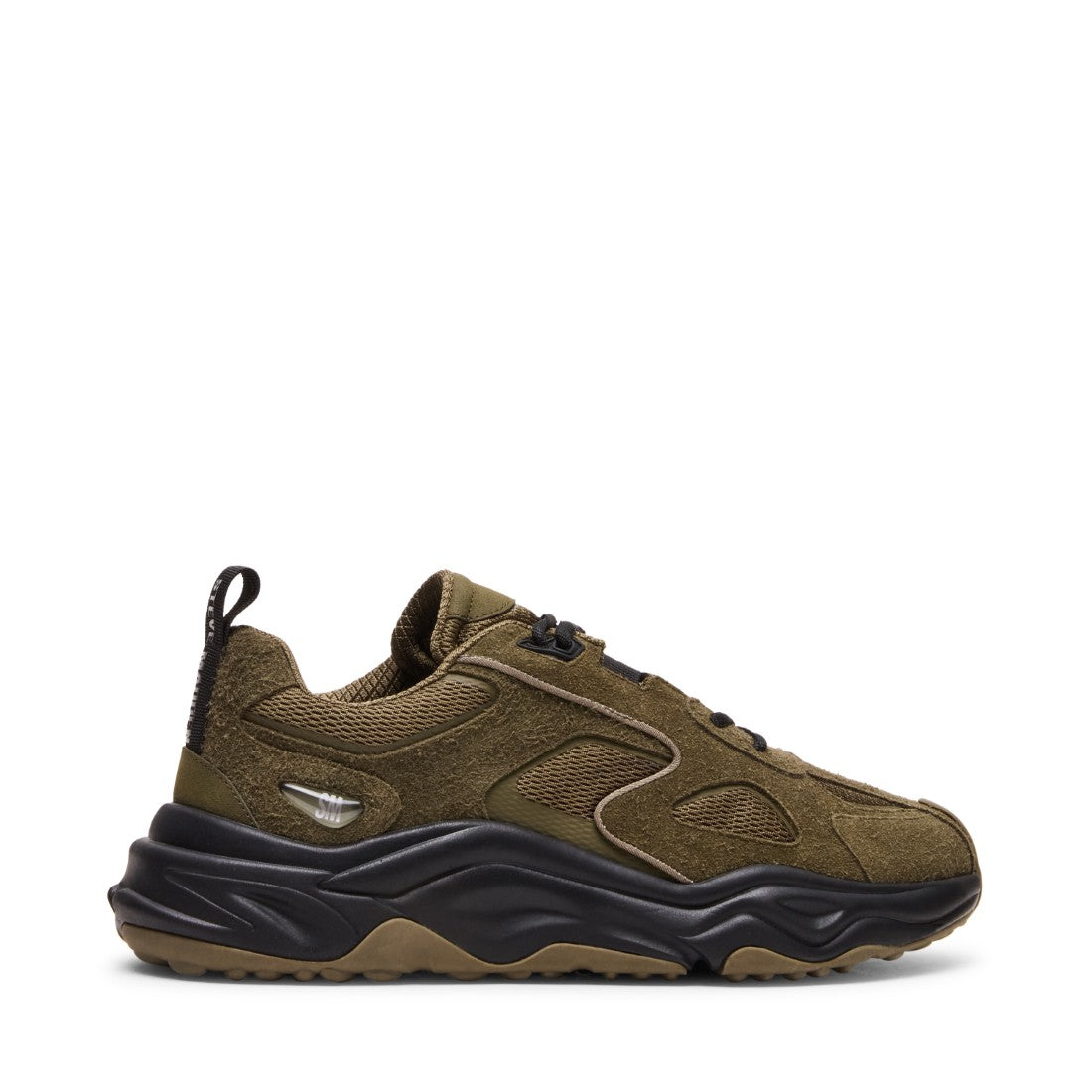 SERPENT-H OLIVE SUEDE