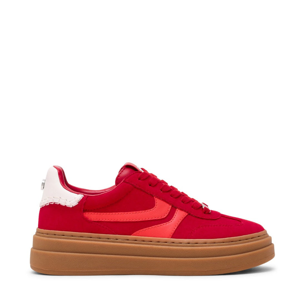 DODGE 2.0 RED WHITE SUEDE