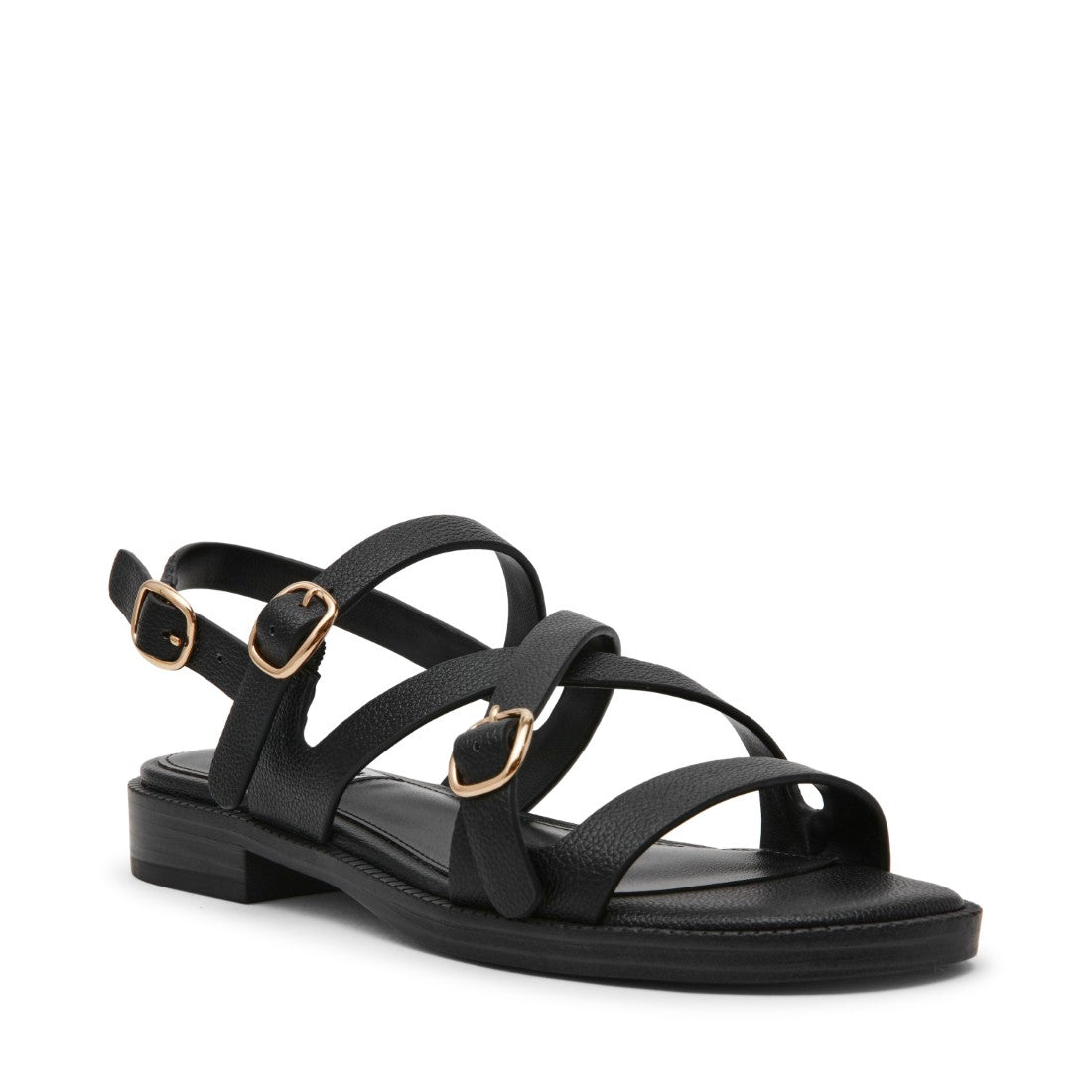 ISELA BLACK ACTION LEATHER