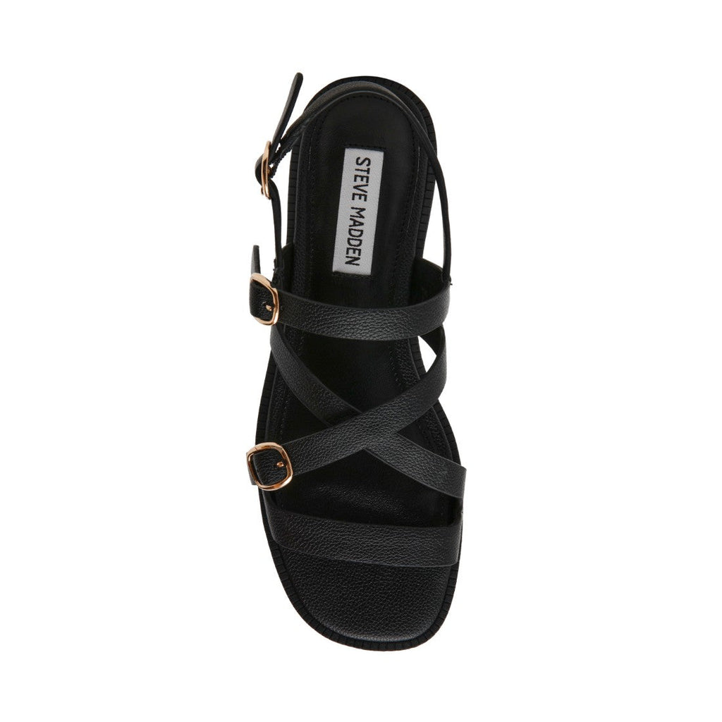 ISELA BLACK ACTION LEATHER