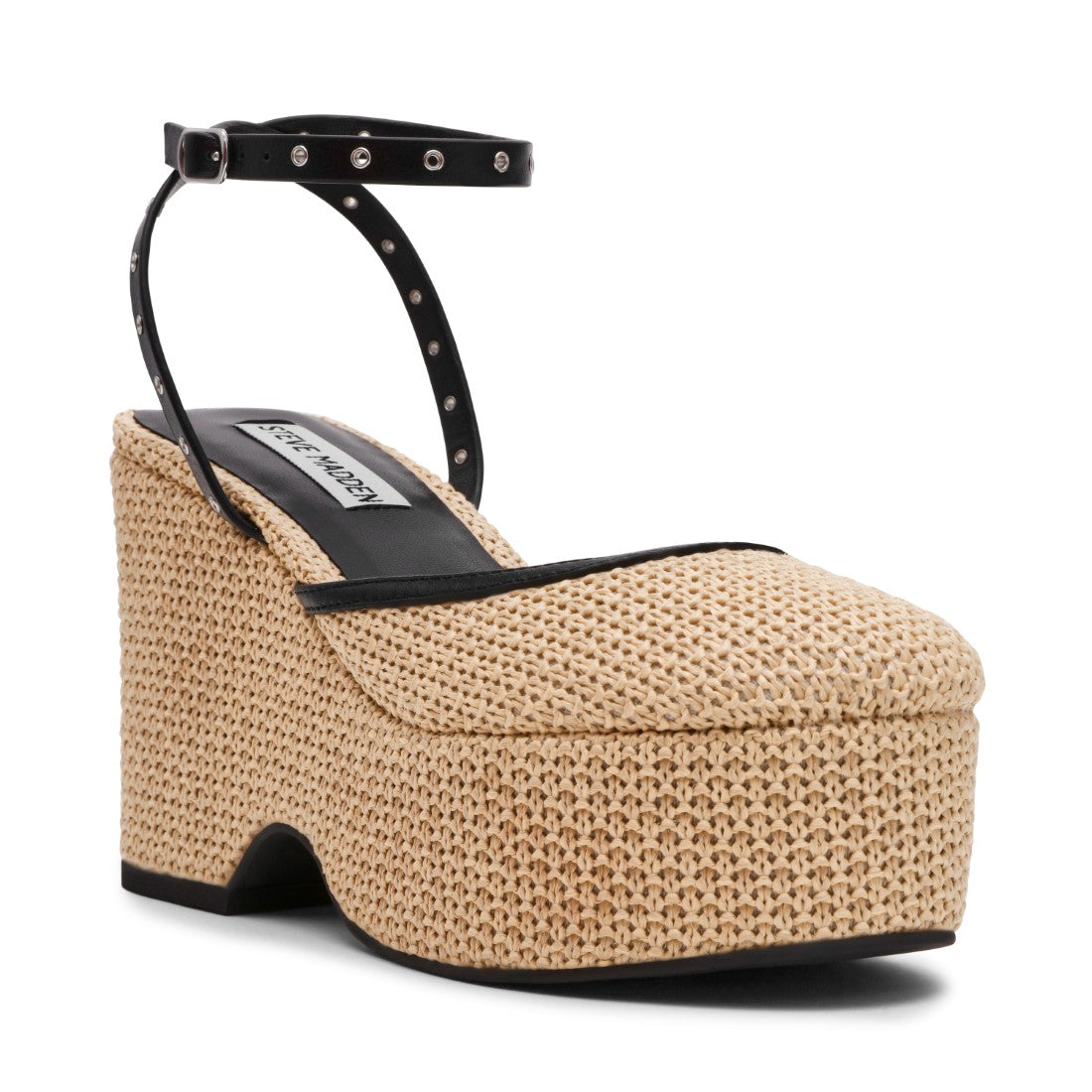 KOSMIC NATURAL BLACK RAFFIA