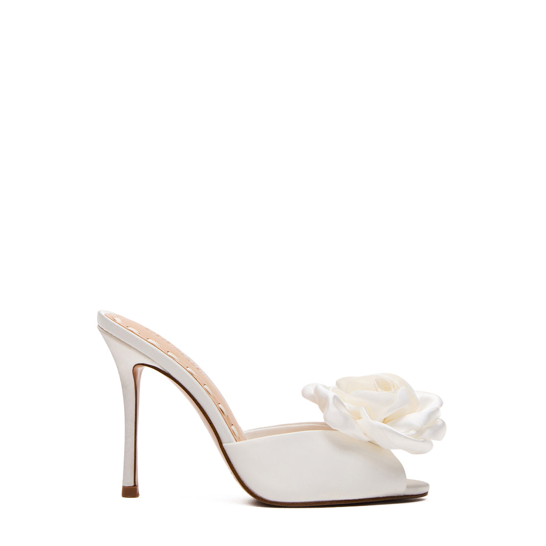 PRIYA-FLWR IVORY SATIN