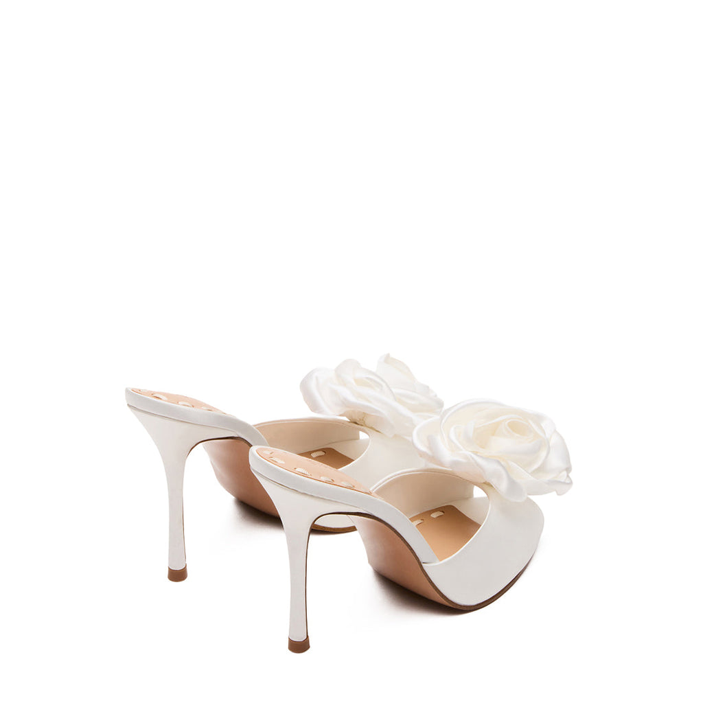 PRIYA-FLWR IVORY SATIN