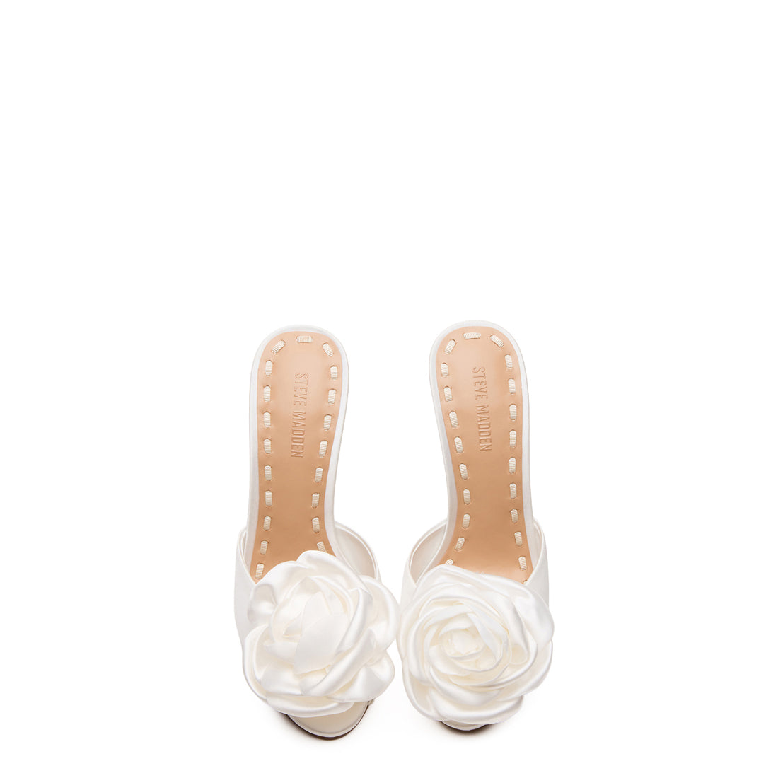 PRIYA-FLWR IVORY SATIN