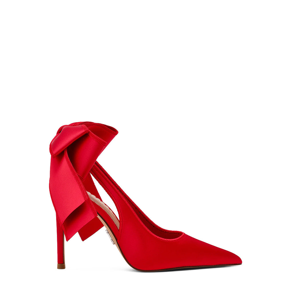 TEACUP RED SATIN