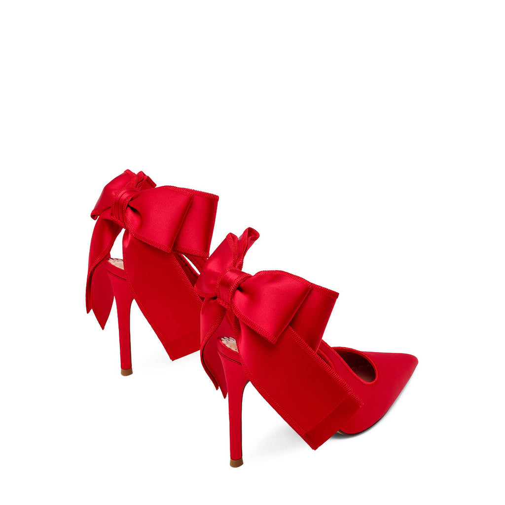 TEACUP RED SATIN