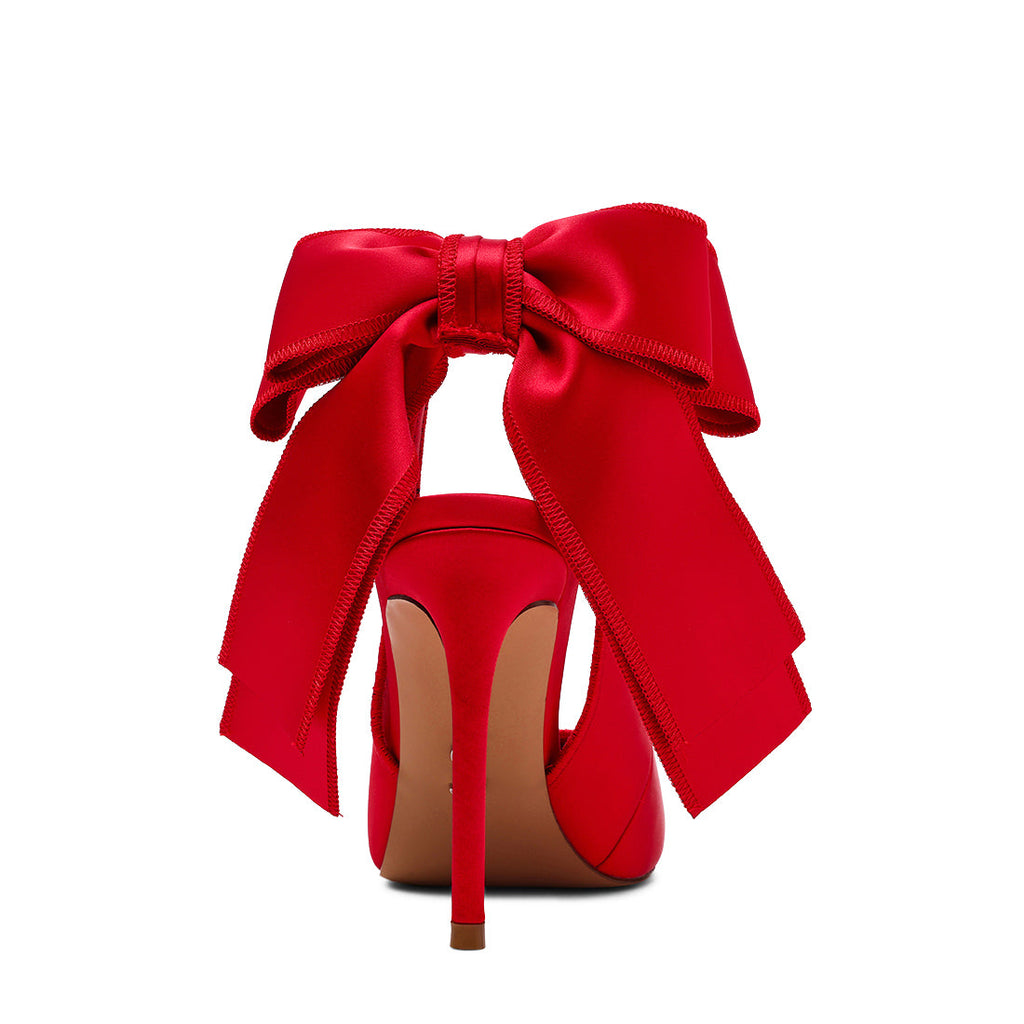 TEACUP RED SATIN